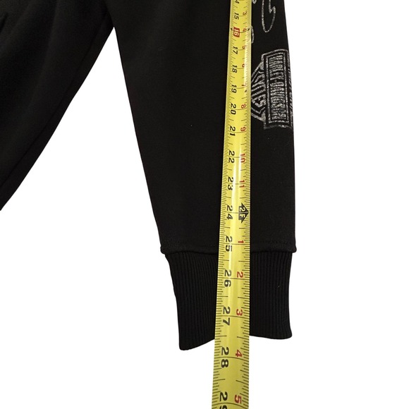 Pro 5 Men's XXXL Black Hoodie Flame Sleeve Harley Graphics Motorcycle Style - Picture 12 of 12